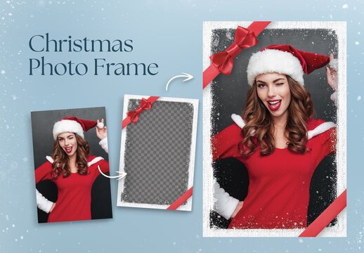 Christmas Photo Frame Template