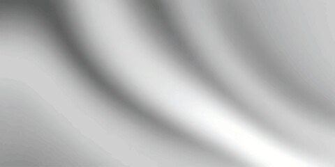 Abstract Wavy Gradient Background with Smooth Silver Tones