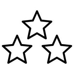 Stars Outline Icon