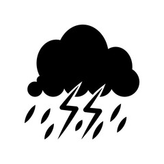 Storm icon design template  SVG