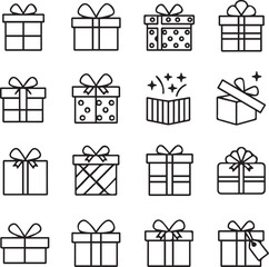 Gift Box Icons Collection