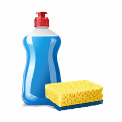 Sp&uuml;lschwamm und Sp&uuml;lmittel