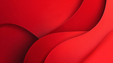 A vibrant, abstract digital background featuring dynamic, undulating waves of rich red and deep crimson, creating a sense of energy and fluid motion.