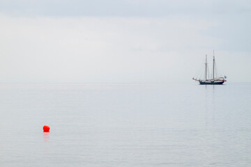 Traditionssegelschiff auf der Eckernf&ouml;rder Bucht, Schleswig-Holstein, Deutschland