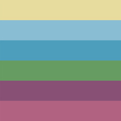 Colorful rainbow horizontal stripes vector seamless pattern. Retro geometric tile for kids apparel, home textile, packaging, wallpaper, cover, banner, template