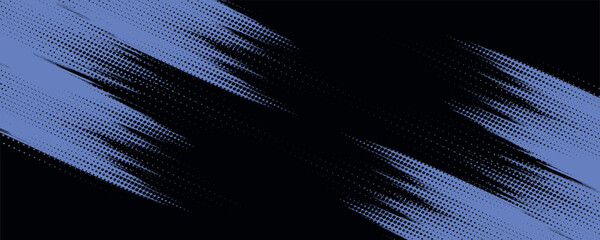 Dots halftone white and blue color pattern gradient grunge texture background. vector ilustrasi