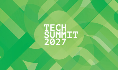 logo graphic design of annual event summit and title made for Technology theme