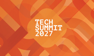 logo graphic design of annual event summit and title made for Technology theme
