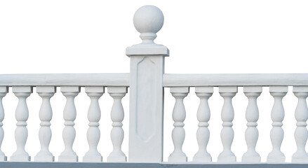  beautiful fence on white