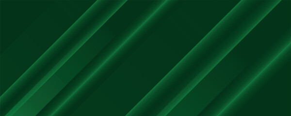 Geometric Green Background with Diagonal Stripes and Gradients.