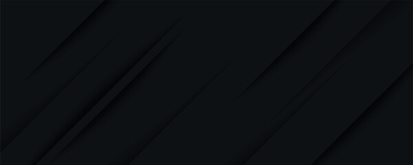 Black abstract paper background.