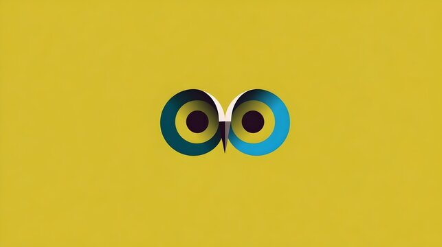 Stylized geometric owl logo in modern flat style, symbolizing intelligence and smart tech branding. Used for AI tools, tech companies, education platforms, and cybersecurity brands.