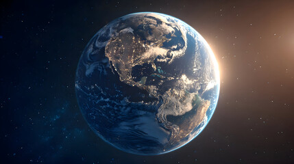 Obraz premium Earthrise: A Celestial Perspective