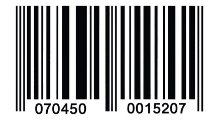 Barcode and Product Code Vector. Retail Industry Symbol for Scanning, Inventory, and Digital Commerce Systems