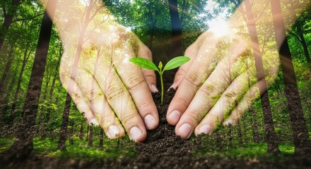 Growth and nurture in the environment inspire life development and ecology for a flourishing ecosystem