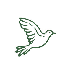 Original Merry Christmas illustration drawn by a minimalist Christmas dove. Illustrations for posters, cards, and graphic design.