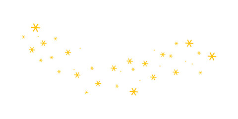 Golden starburst graphic vector design. Bright, glowing, glittering sparkle effect perfect for celebrations, awards, luxury themes, projects.