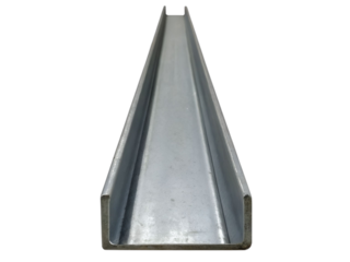 Galvanized steel c channel profile for construction and industrial applications