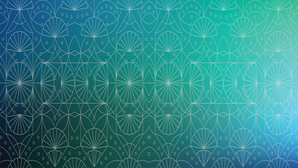 Teal blue gradient with a repeating geometric pattern abstract beautiful