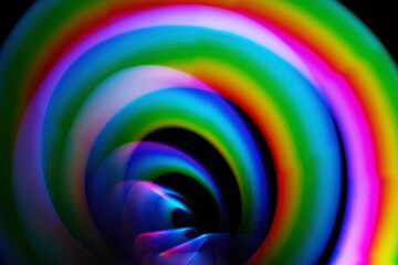 Colorful Spiral Illusion. A mesmerizing spiral featuring vibrant, swirling colors with a hypnotic effect.
