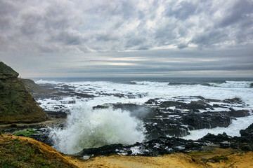 storm over the ocean