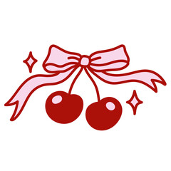 christmas bells with red ribbon