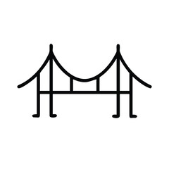 vector illustration of a bridge