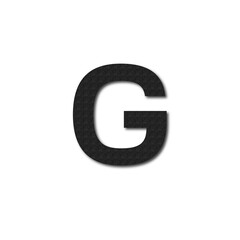 Elegant Textured Black Letter G