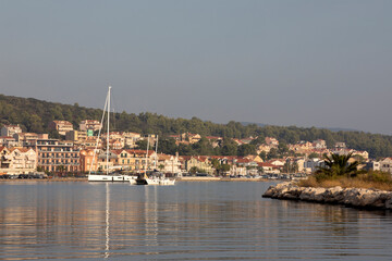 Kefalonia - Greece - August 15, 2025: Argostoli town view, Kefalonia,  Greece.