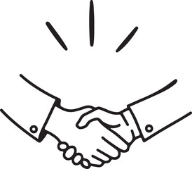 Handshake icon, business handshake icon, free handshake icon , handshake icon vecto
