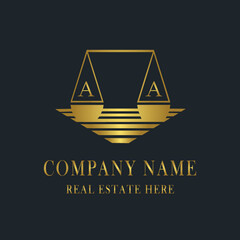 Vector art of elegant letter j logo design with golden octagon and brand name below