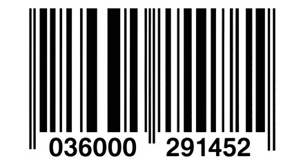 Barcode Tag Design. Product Label with Scanner Code Vector.