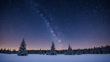winter forest landscape