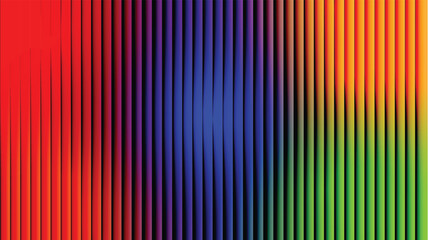 Intense Gradient Vertical Lines Abstract Background Saturated Color Blend Effect Modern Digital Art Illustration Wallpaper Element Design