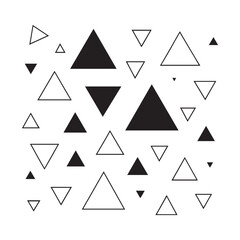 Abstract Geometric Triangle Pattern Background