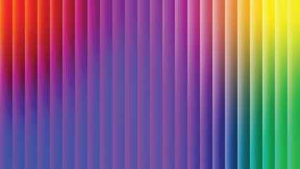 Vibrant neon vertical stripes abstract background rainbow color spectrum gradation