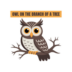 owl on a branch