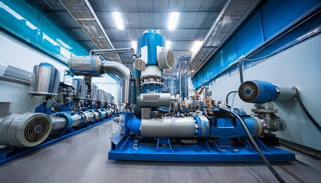 smart mechanical pump system adjusting pressure flow dynamically with ai predictive control