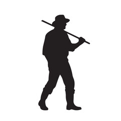 Black vector illustration of a baseball player silhouette with a bat and ball in a sporty game