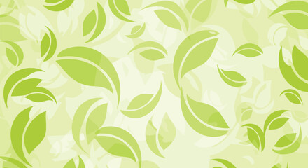 Fresh green leaves create a calming, nature-inspired background, ideal for environmental themes, spring designs, or eco-friendly projects.