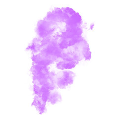 Naklejka premium Vibrant purple smoke cloud texture flowing ethereal wisps realistic fx