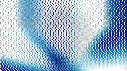 Abstract blue and white textured background with vertical wavy lines