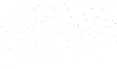 confetti on white background