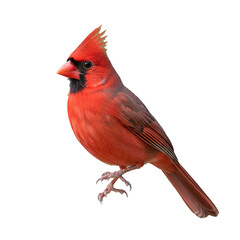 cardinal bird isolated on transparent background