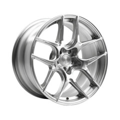 Silver alloy rim with spokes png wheel png car png automotive png metal png design png tire png vehicle png chrome png style png transparent background image