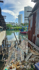 Exploring Urban Decay The Contrast Between Natures Beauty and Urban Development Hua Hin Thailand