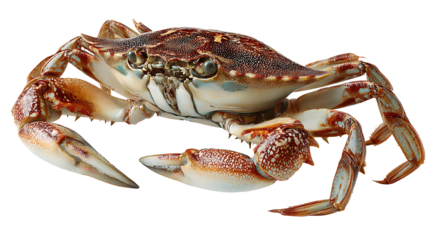 crab isolated on a white background