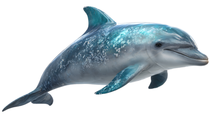 dolphin isolated on a white background
