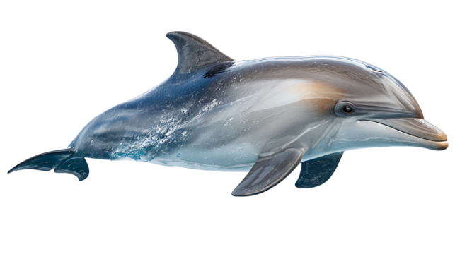 dolphin isolated on a white background
