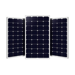Realistic high quality solar panel on white background. Great for clean electricity, solar power systems, green tech promotions, energy efficiency campaigns, and eco-friendly branding.